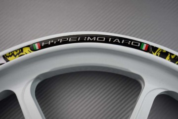 Motorrad Felgenrandaufkleber DUCATI - Logo HYPERMOTARD