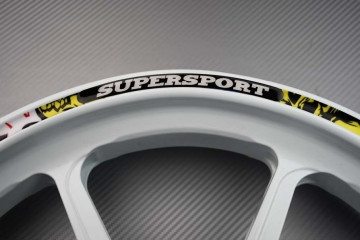 Rim Edge Stickers DUCATI - SUPERSPORT Logo