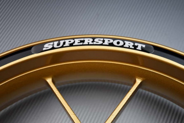 Motorrad Felgenrandaufkleber DUCATI - Logo SUPERSPORT