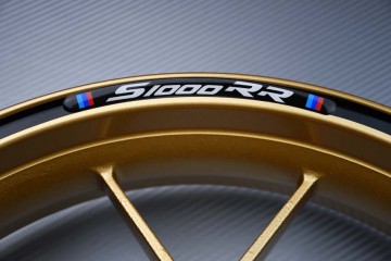 Rim Edge Stickers BMW - S1000RR Logo
