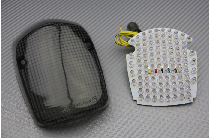 LED-Bremslicht mit integrierten Blinker HONDA SHADOW 750 / 1100 / VALKYRIE 1500 1997 - 2007