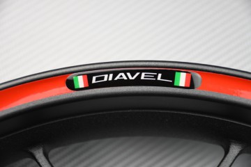 Stickers bordo cerchioni DUCATI - Logo DIAVEL