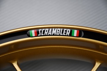 Stickers bordo cerchioni DUCATI - Logo SCRAMBLER