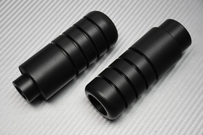 Paratelaio Forcella Moto In Fibra Di Carbonio - Protezione Antiurto Per Forcella Anteriore (Nero) - Foto 6