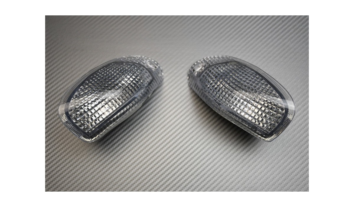 Motorcycle Lens Replacement Front Turn Signal Blinker Lens Pair