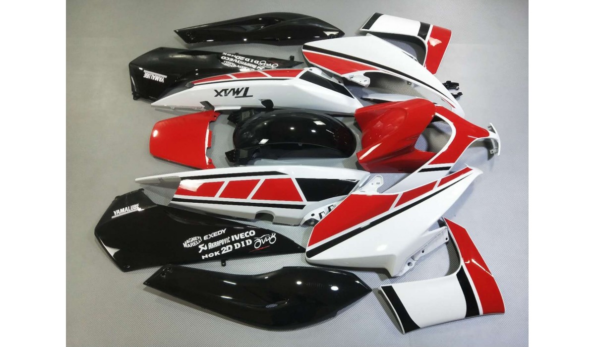 17364 - Vordere Blende Schwarz Glänzend Yamaha 500 TMAX T MAX