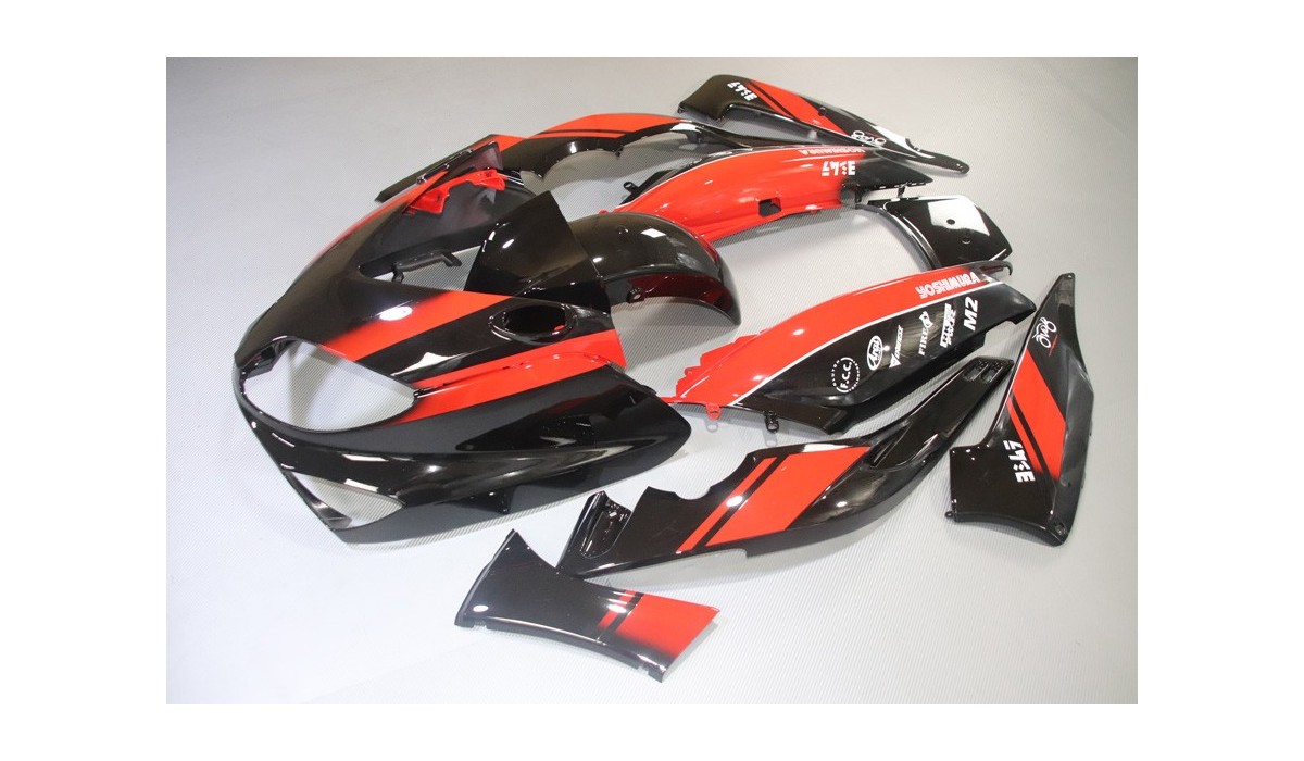 Économisez Gros Sur Les Achats En Gros De Carénage Moto Yamaha TMAX500 T MAX500 2001 2007 Kit De Carrosserie De Carénage De Moto, Argent Rouge