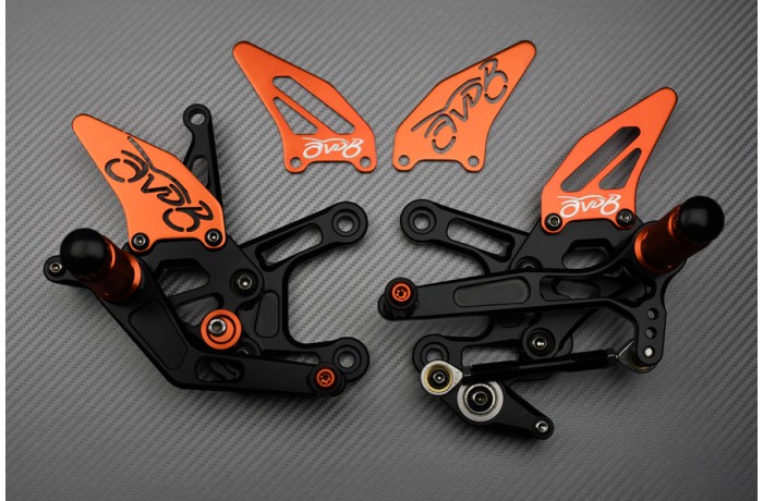 AVDB Rearsets Footrest 7 colors KAWASAKI Z1000 Z 1000 Z-1000 ZRT00D/E 2010-2013 - Picture 14 of 43