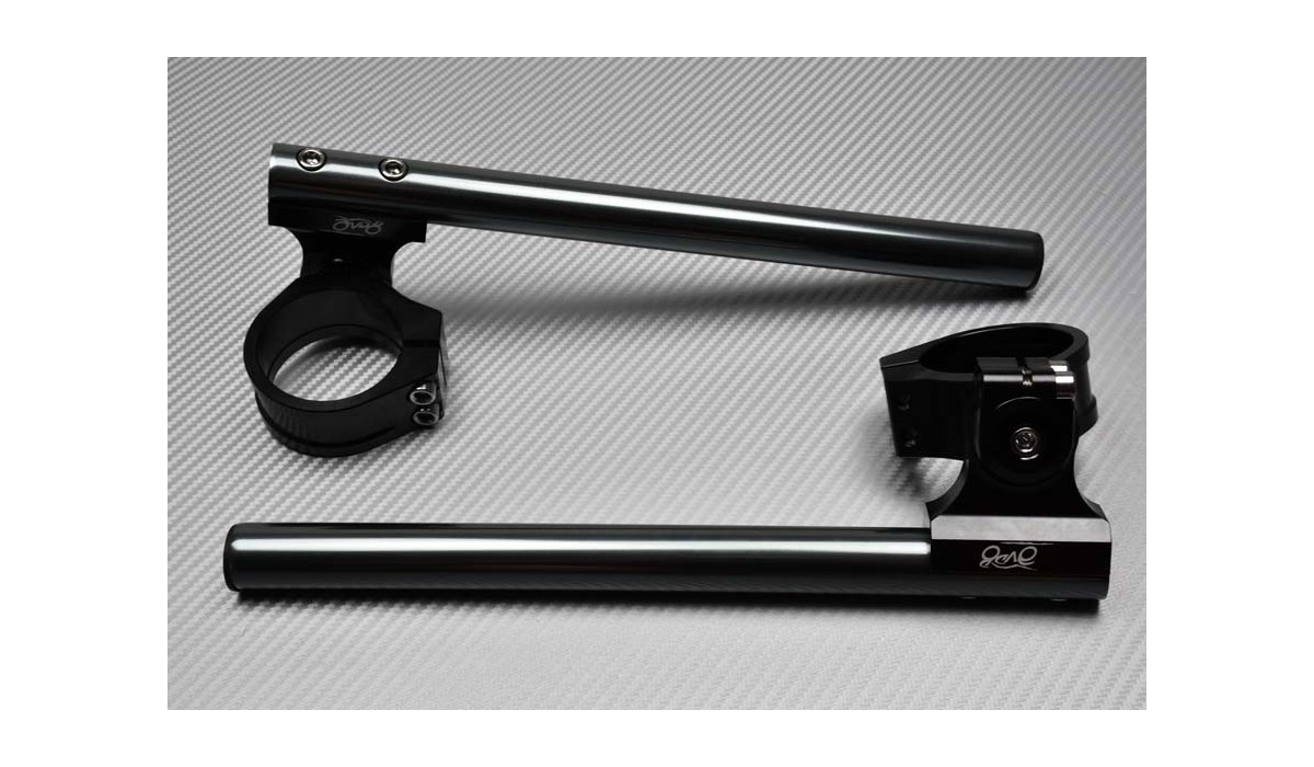 Pair of Reclining and raising AVDB ClipOn Handlebars 48 mm