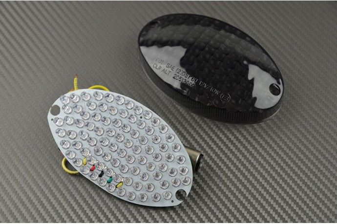 LED Taillight with Integrated turn signals for Buell XB9 XB12