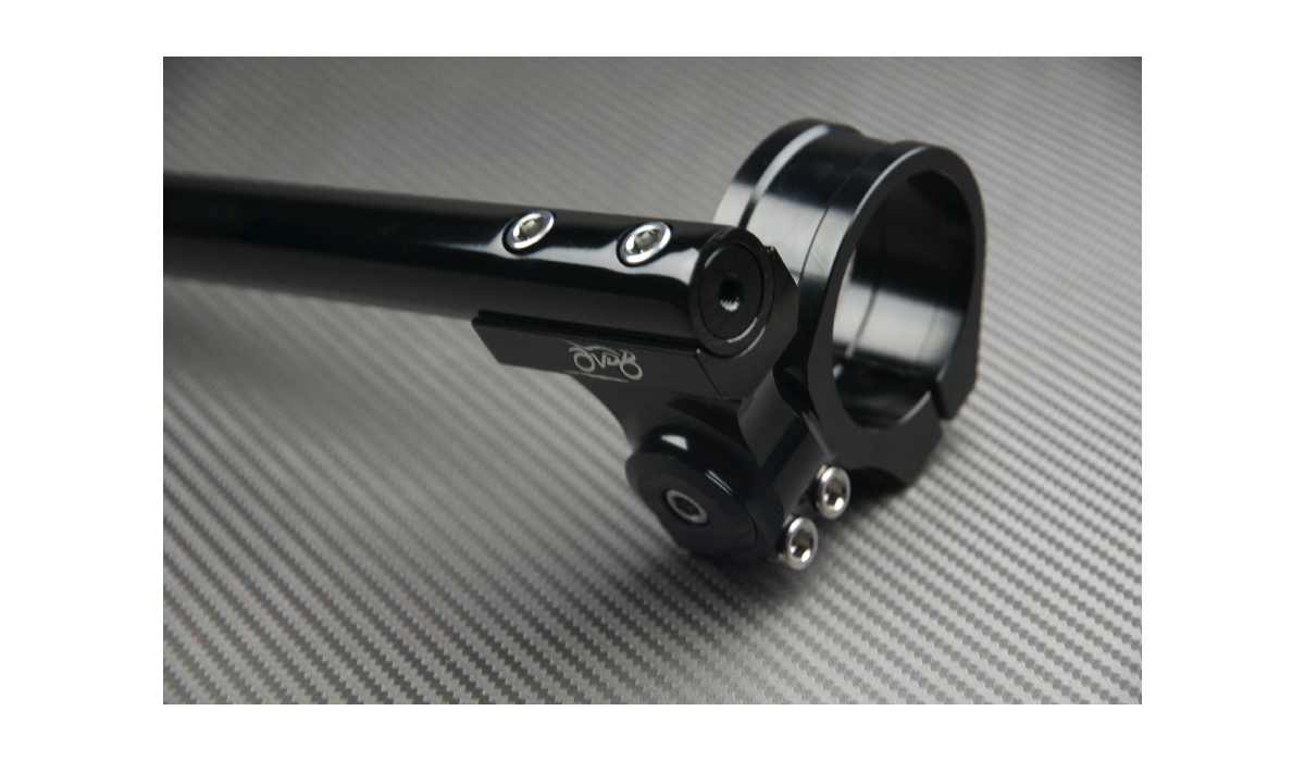 Pair of Reclining and raising AVDB ClipOn Handlebars 54 mm AVDB MOTO