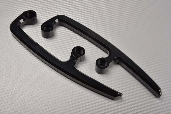 Maniglia Passeggero Per Kawasaki Z650 - In Alluminio CNC, Nera, Per Modelli 2017-2018, Montaggio Facile - Foto 7