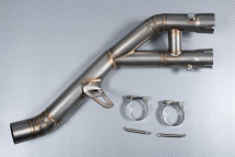 Tubos de conexión en forma de Y / Y pipe con tubo de eliminación del catalizador