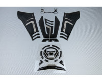 Satz Schutz Aufkleber