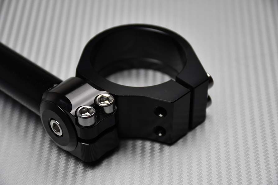 360° Adjustable AVDB Clip Ons Pair 52mm 7 Colors KAWASAKI ZX12R ZX