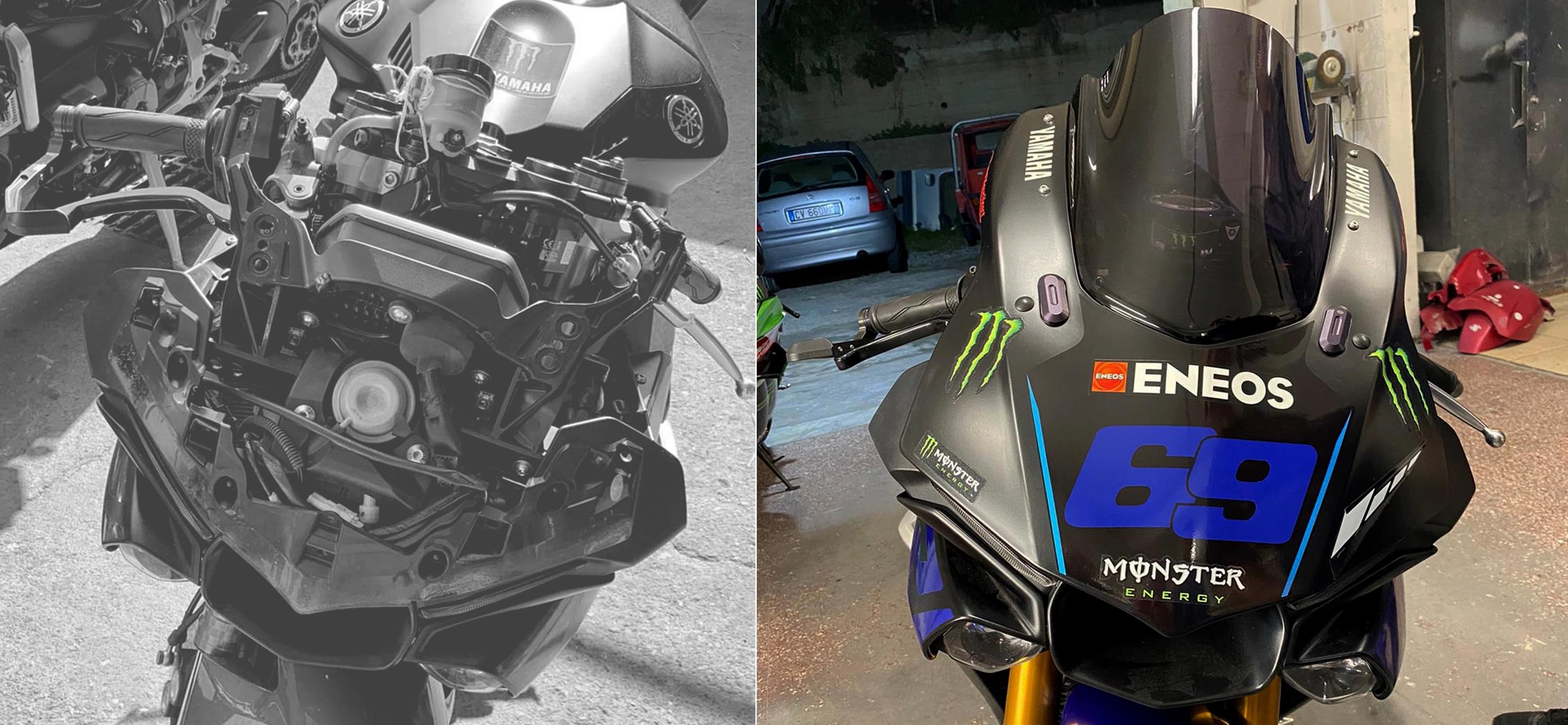 インスタコード Upper AVDB Front Nose Fairing Cowl Unpainted KAWASAKI ZX6R ZX-6R